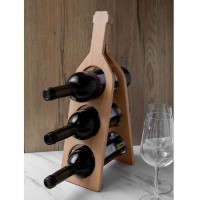 Подставка под винные бутылки (бутылка), 13х46,5х2,5см, бук. Артикул и441245