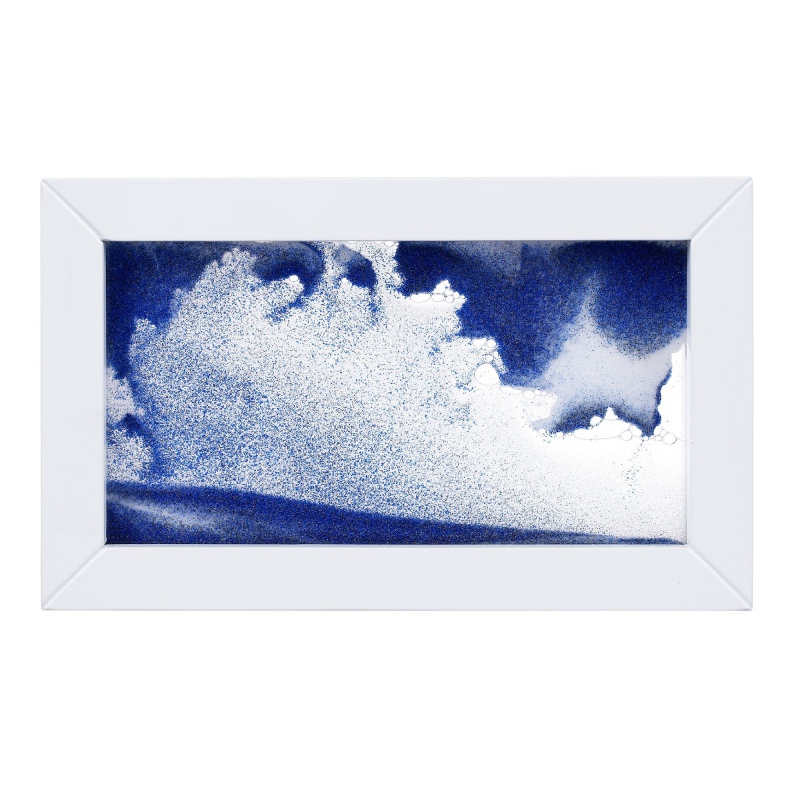 Песочная картина-антистресс Zenscape, белая с синим. Артикул р20243.64