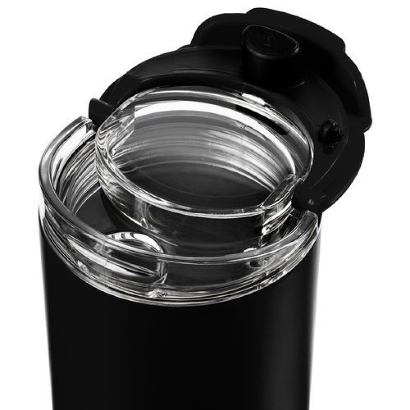 Термостакан Voima, серый, синий, черный. Артикул р15792