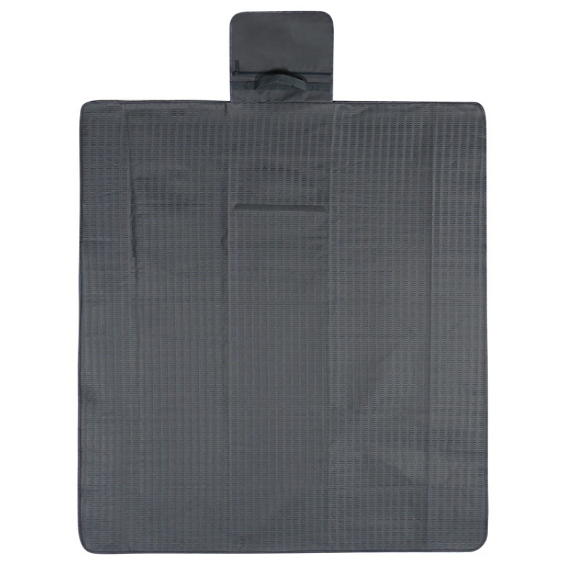 Плед для пикника «Module» с дышащей поверхностью, темно-серый, черный. Артикул о8347