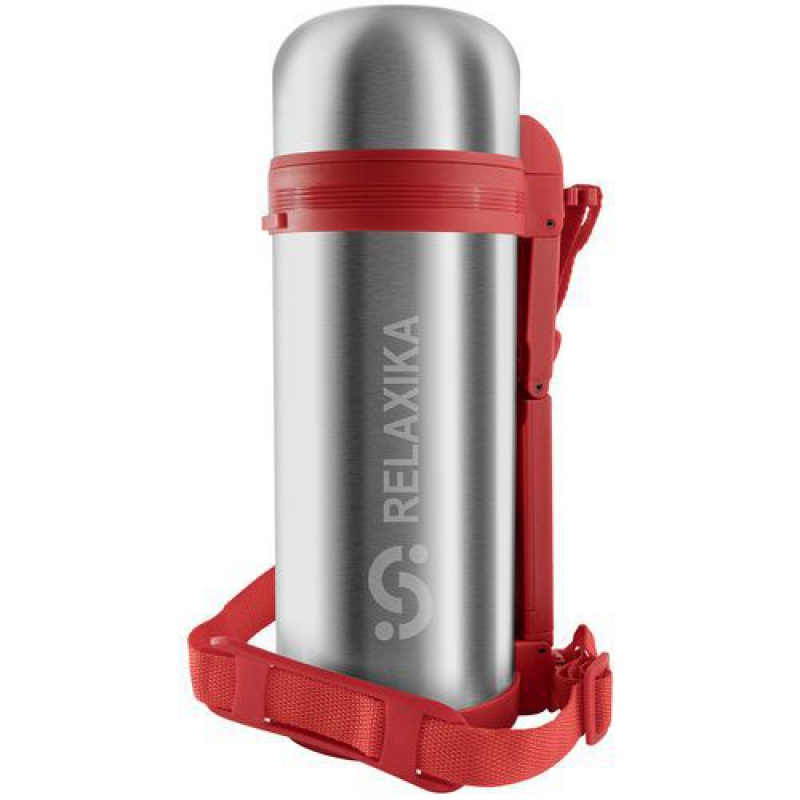 Термос для еды и напитков Relaxika 1500, стальной. Артикул р13794.10