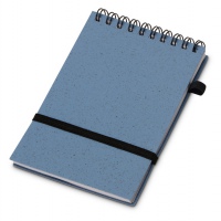 Блокнот «Toledo S» с обложкой из пшеницы и пластика, синий, зеленый, бежевый. Артикул о11420