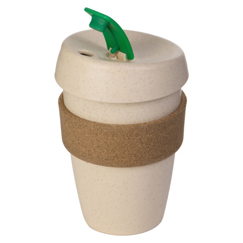 Стакан из пшеничного волокна с двойными стенками «Pino», 5 цветов. Артикул о82872