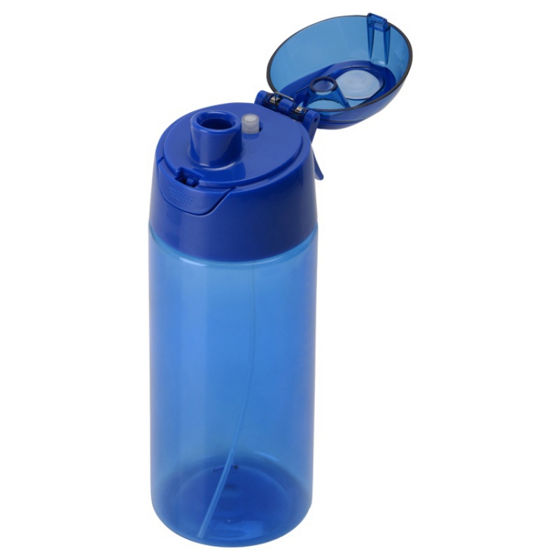 Спортивная бутылка с пульверизатором «Spray», синяя, белая. Артикул о82360