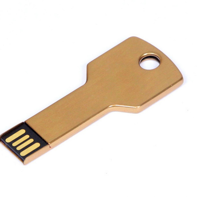 USB 2.0 - флешка на 64 Гб в виде ключа, красная, серебристая, золотистая, синяя, зеленая. Артикул о6006.64