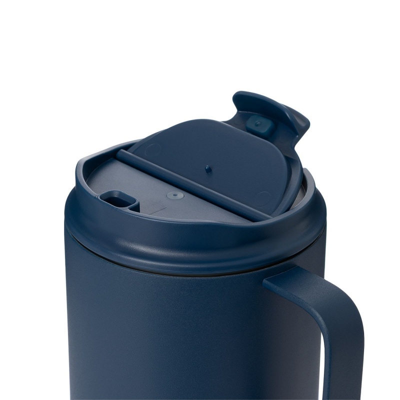 Термокружка вакуумная Aventura, синяя, серая, черная. Артикул е23010.010