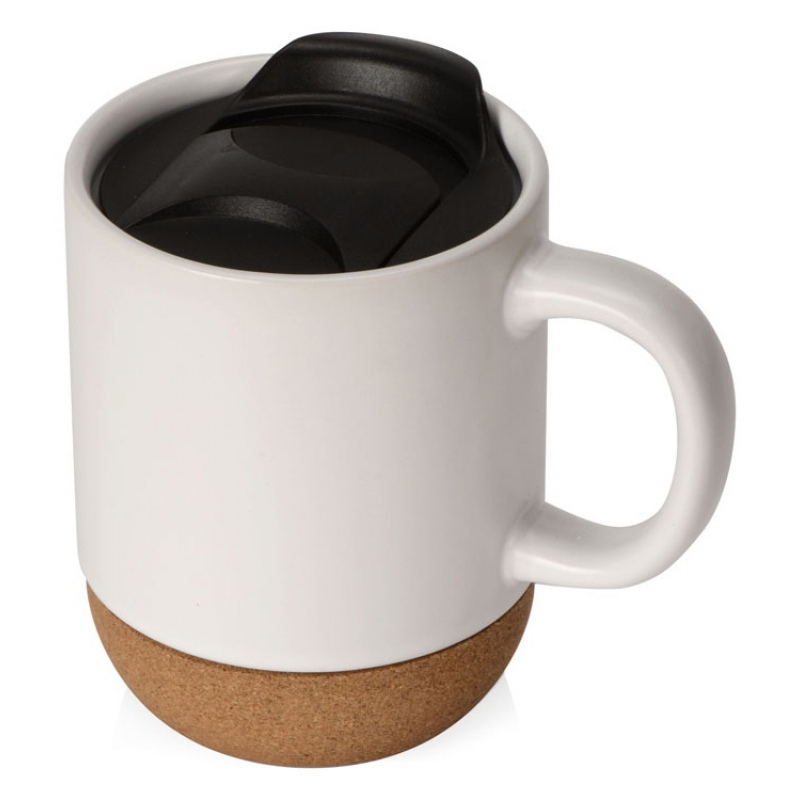 Кружка с пробковым дном и крышкой «Denpasar», 9 цветов. Артикул о87310