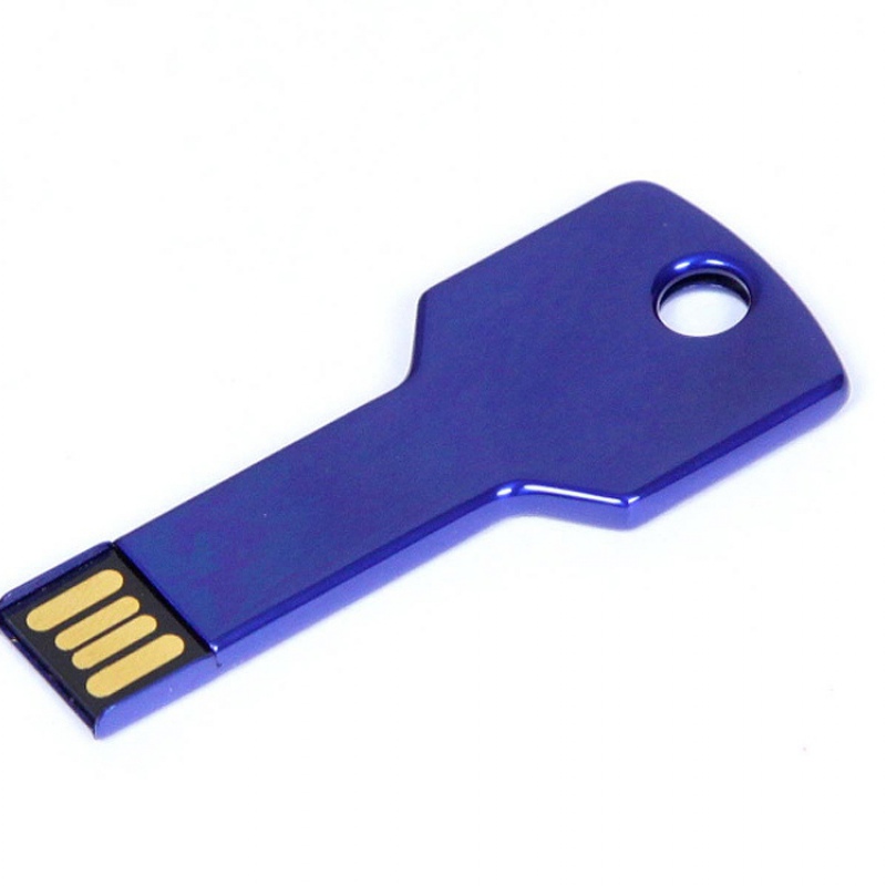 USB 2.0 - флешка на 64 Гб в виде ключа, красная, серебристая, золотистая, синяя, зеленая. Артикул о6006.64