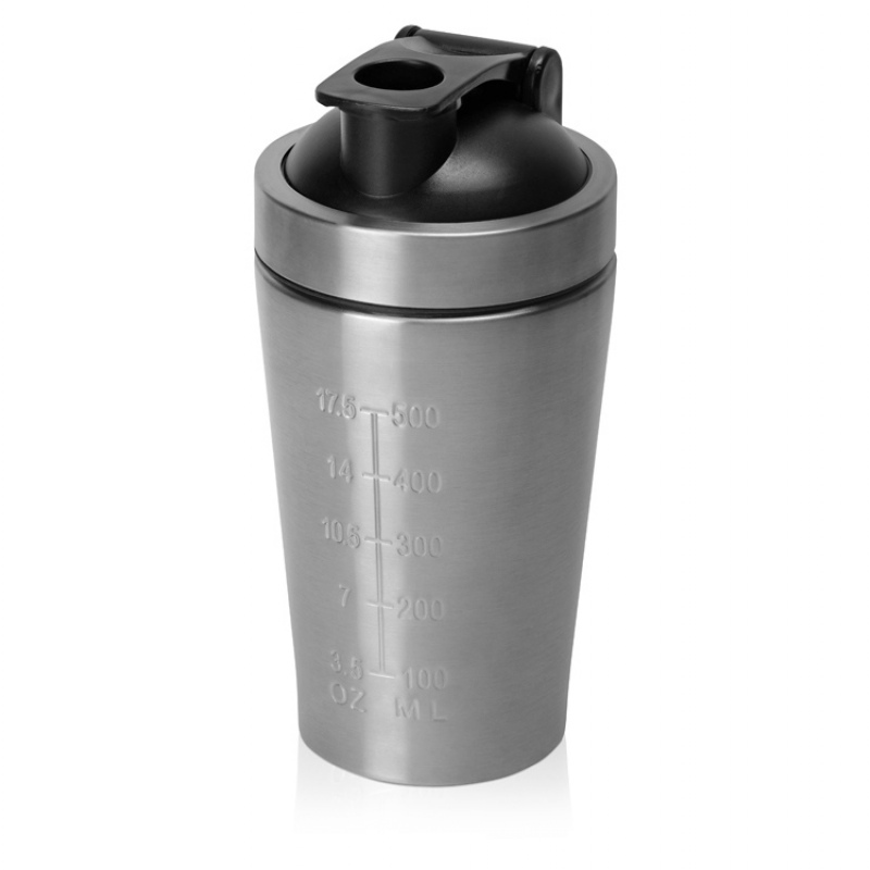 Спортивный шейкер из нержавеющей стали «Top Up». Артикул о827040