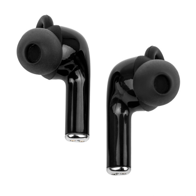 Наушники беспроводные TWS «Clarity» с шумоподавлением ENC, белый, черный. Артикул о52111