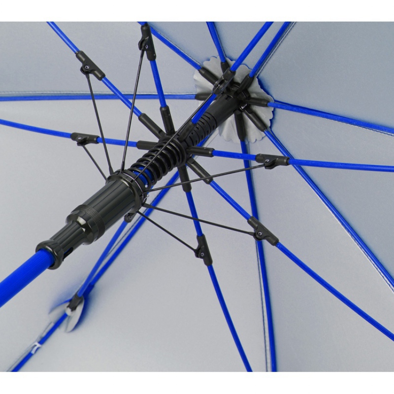 Зонт-трость «Silver Color», оранжевый/серебристый, синий/серебристый, красный/серебристый. Артикул о9890