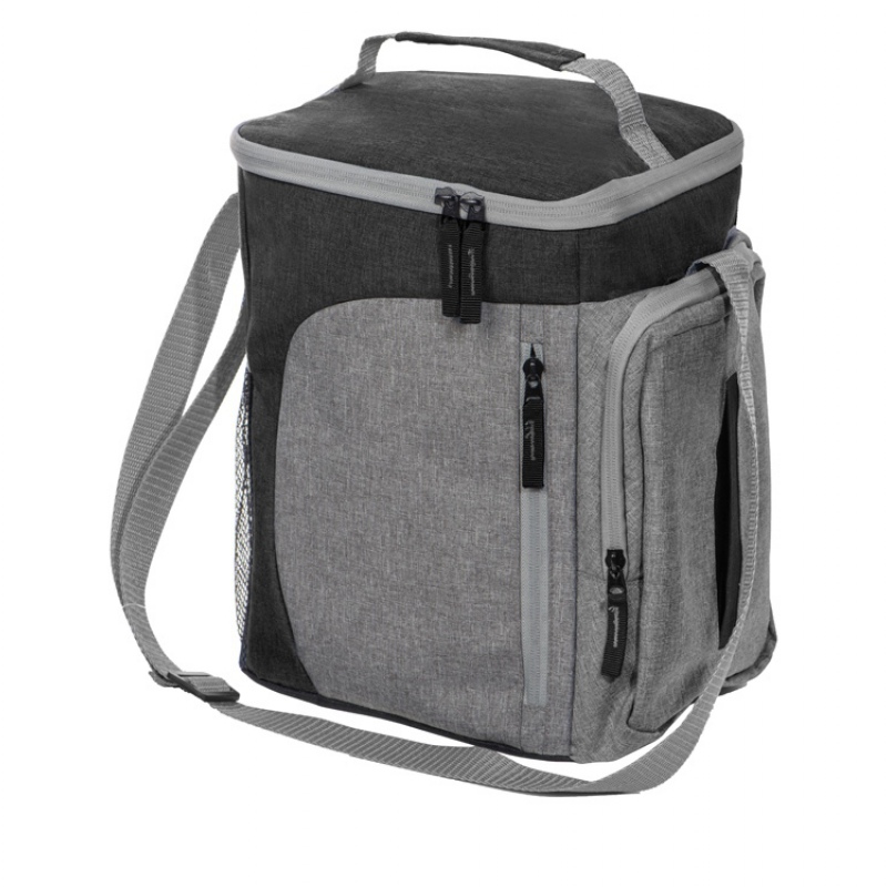 Сумка-холодильник «Festival XL», серый/темно-серый, серый/синий. Артикул о88711
