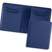 Картхолдер с отделением для наличных денег «Favor», темно-синий, черный. Артикул о114112, о114307