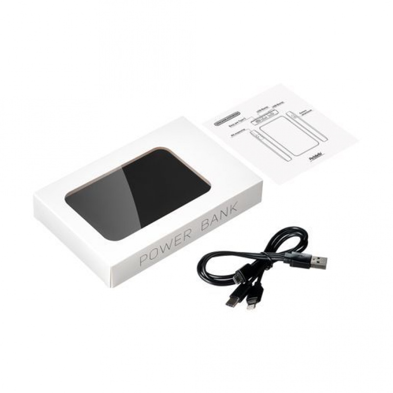 Внешний аккумулятор с подсветкой Ancor 5000 mAh, 9 цветов. Артикул е37525