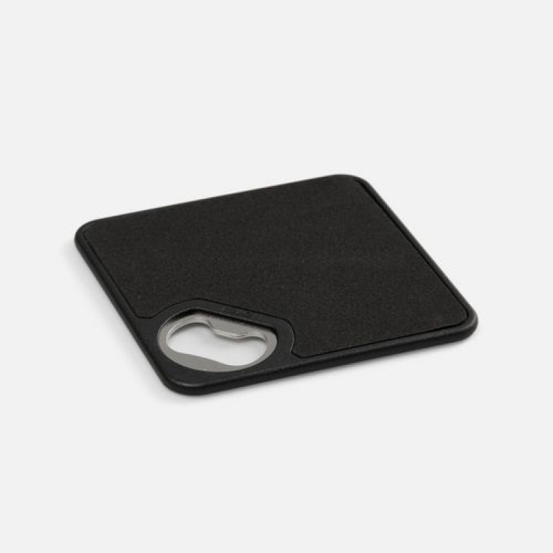 Костер с открывашкой для бутылок Bartender, ver.2, белый, черный. Артикул р20526