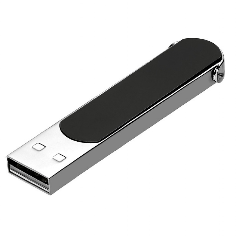 Ручка шариковая металлическая «Patronus» с флеш-картой на 16 Гб, матовый черный. Артикул о180926