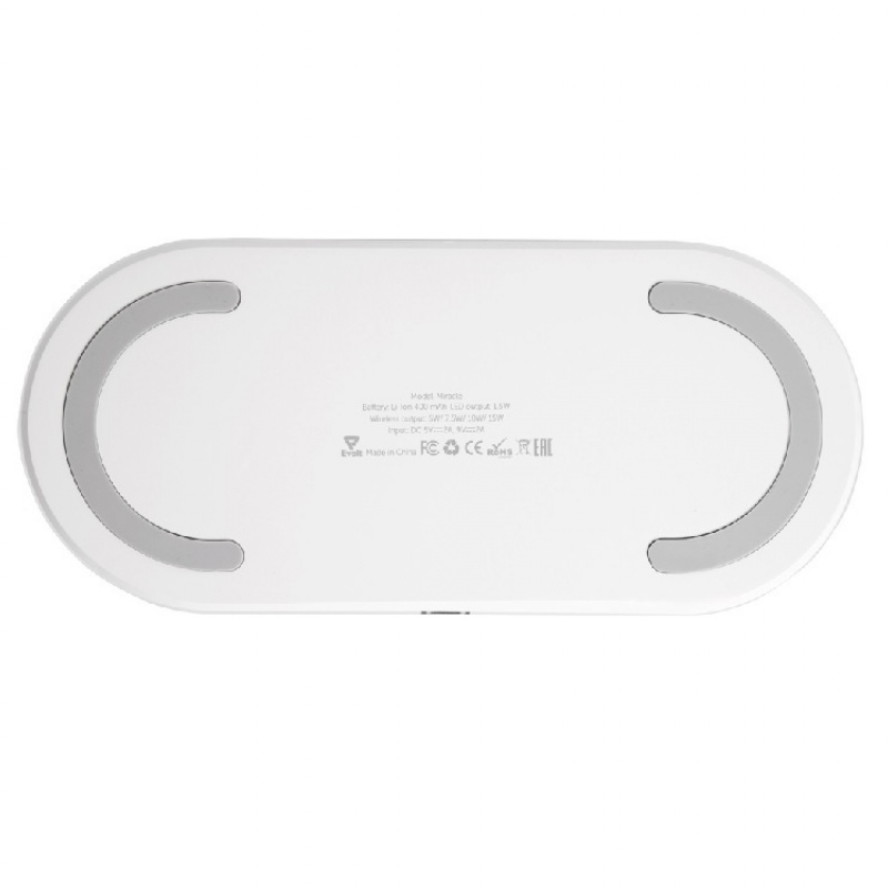 Ночник с беспроводной зарядкой и RGB подсветкой «Miracle», 15 Вт. Артикул о401305