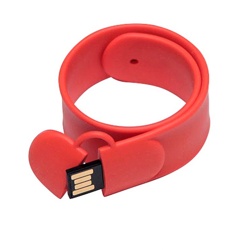 USB 2.0 - флешка на 32 Гб в виде браслета, 7 цветов. Артикул о7001.32