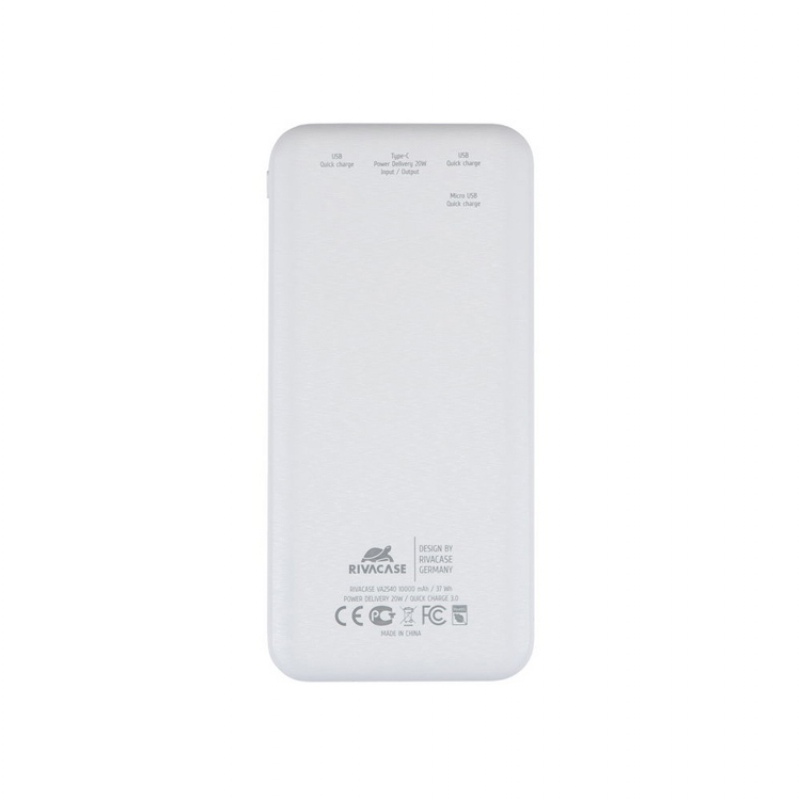 Внешний аккумулятор с дисплеем, 10000 mAh, черный, белый. Артикул о9423