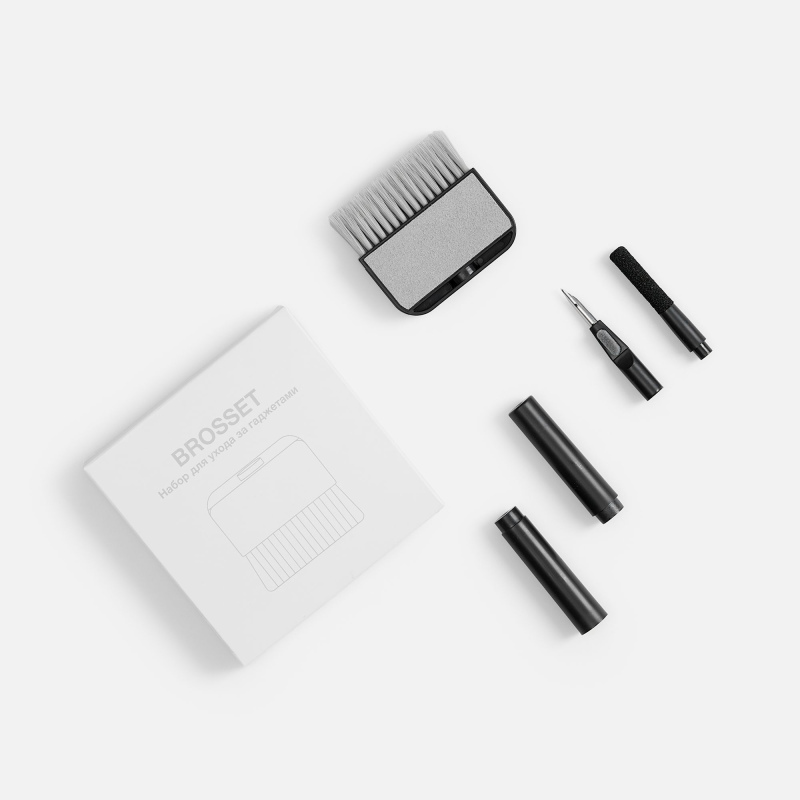 Набор для ухода за гаджетами Brosset, черный, белый. Артикул р18686