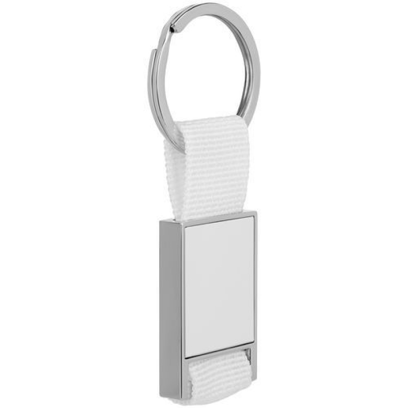 Брелок Stropp с тканевой вставкой, черный, белый. Артикул р16359