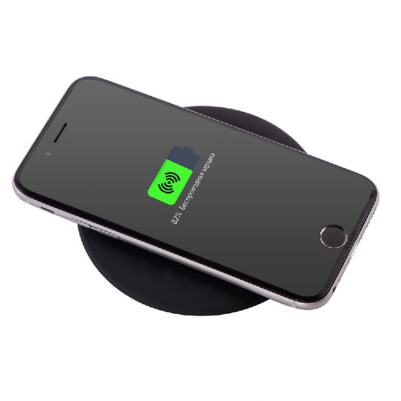 Беспроводное зарядное устройство с подсветкой логотипа «Moon spot», 10 Вт. Артикул о595737