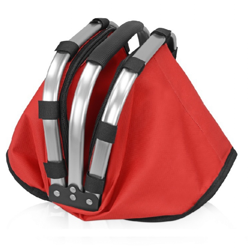 Изотермическая сумка-холодильник «Frost», US Basic, серый, красный, синий. Артикул о6195