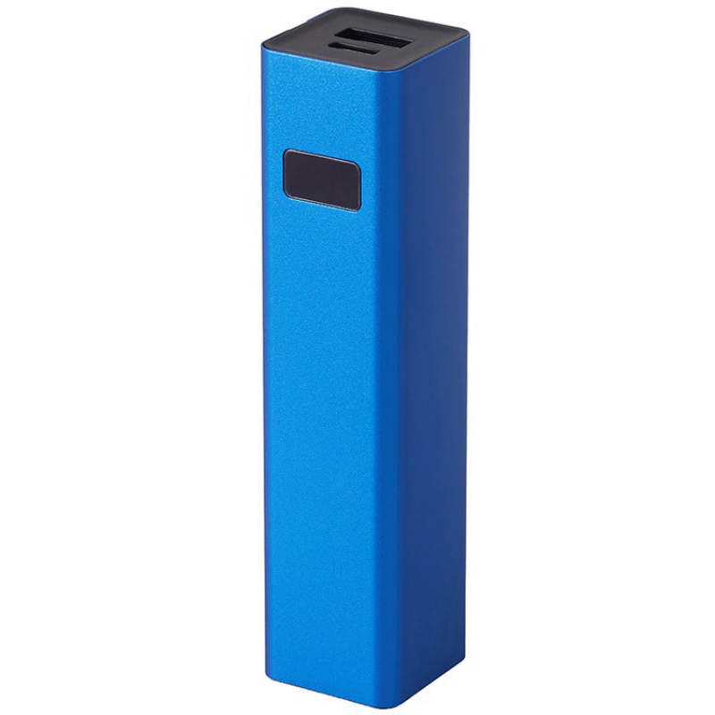 Внешний аккумулятор «Rail» c дисплеем, 5000 mAh, темно-серый, черный, синий. Артикул о59099