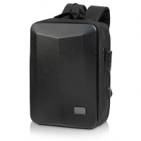 Антикражный рюкзак Sheller для ноутбука 17.3" с пластиковой поверхностью, черный. Артикул о934457