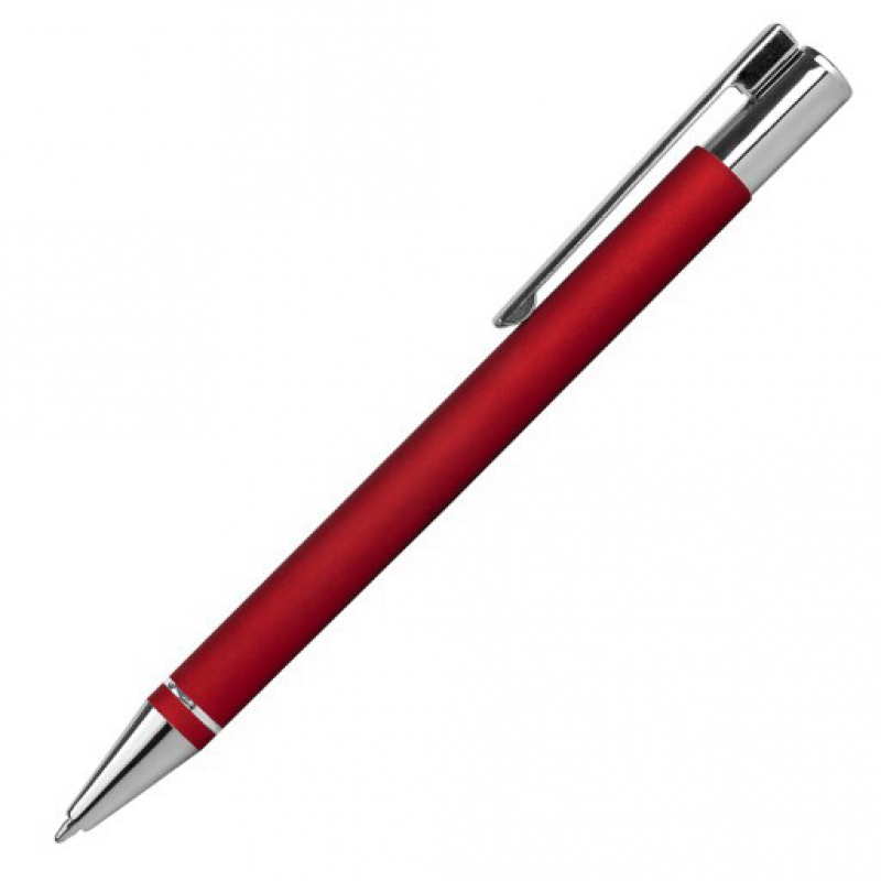 Шариковая ручка Велутто пен (Velutto pen), серая, красная, синяя. Артикул е223013