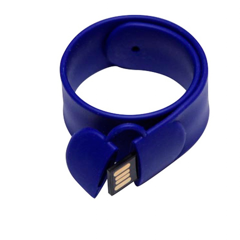 USB 2.0 - флешка на 16 Гб в виде браслета, 7 цветов. Артикул о7001.16