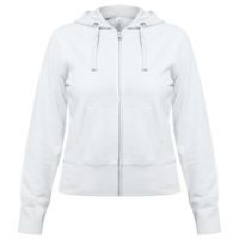 Толстовка женская Hooded Full Zip, ярко-синяя, серая меланж, красная, белая. Артикул рWW642