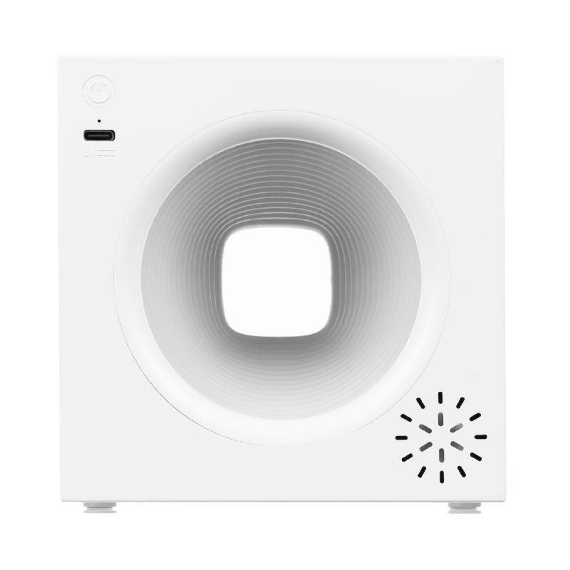 Bluetooth-колонка с подсветкой Volumetric, белая. Артикул р16450.60