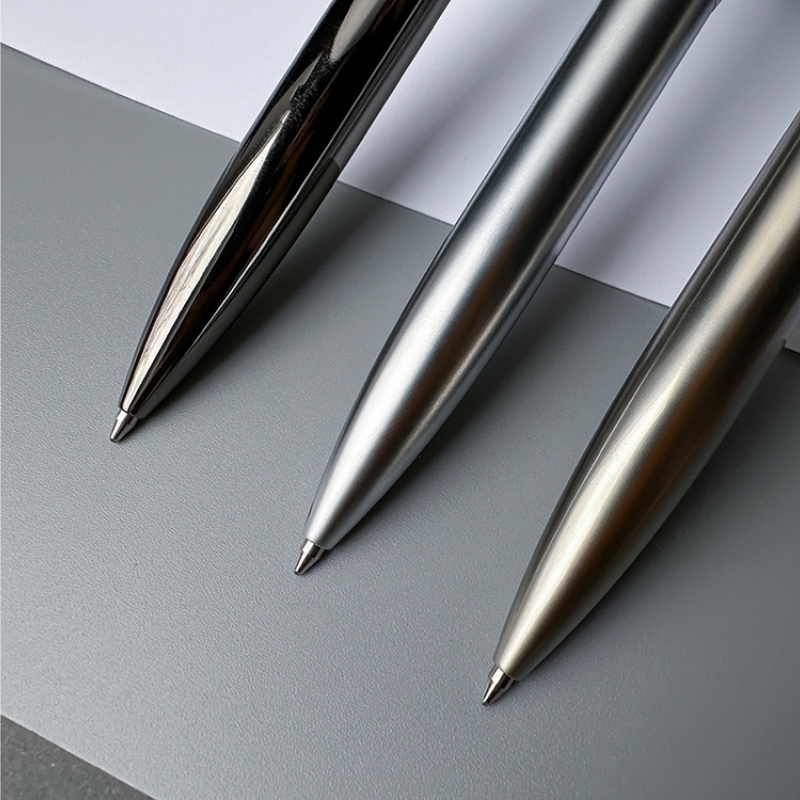 Ручка металлическая шариковая "Portofino", шампань, вороненая сталь, серебристый. Артикул о20-0251.0