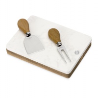 Набор для сыра в коробке из акации и мрамора «Fontina». Артикул о825910