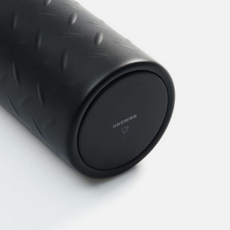 Термостакан Hard Work, серый, черный. Артикул р17286