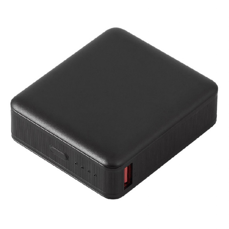 Внешний аккумулятор «Brick 10» с быстрой зарядкой QC/PD, 10000 мАч, белый, черный. Артикул о39231