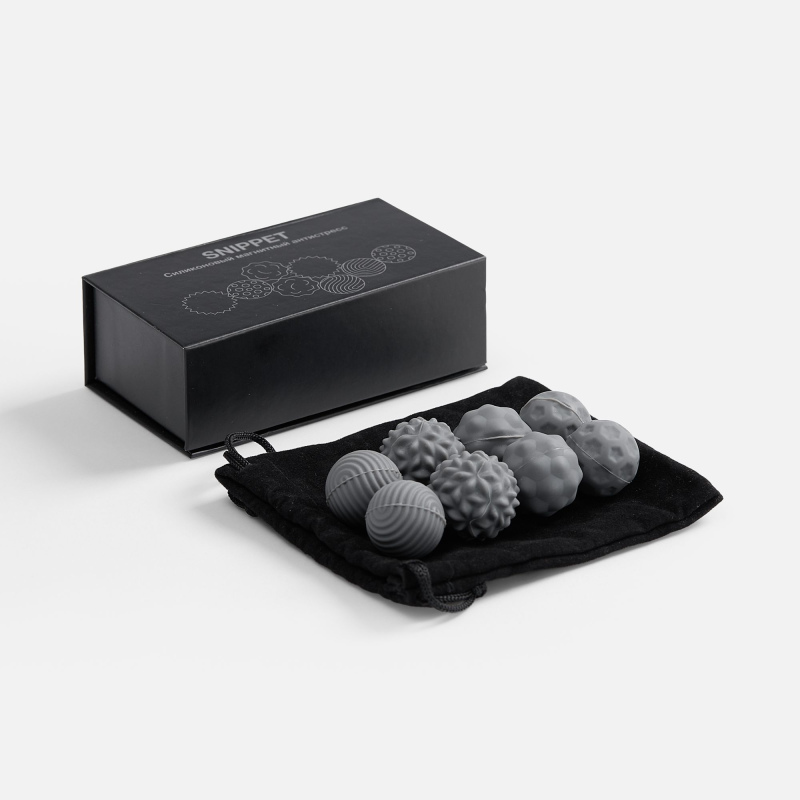 Магнитный антистресс Snippet, серый. Артикул р19039.10