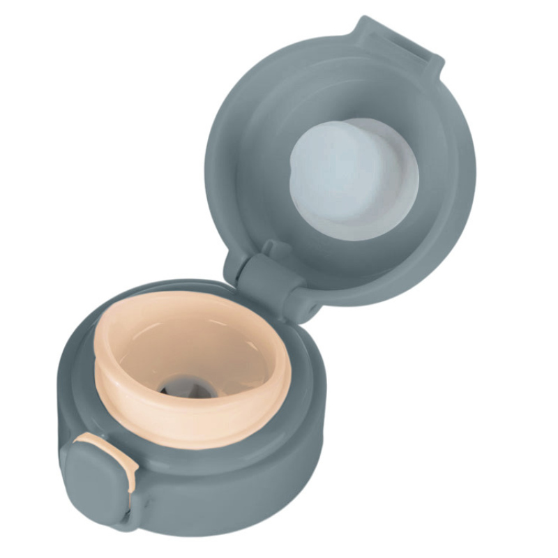 Вакуумная термокружка c кнопкой «Guard», soft-touch, 400 мл, тубус, 7 цветов. Артикул о82751