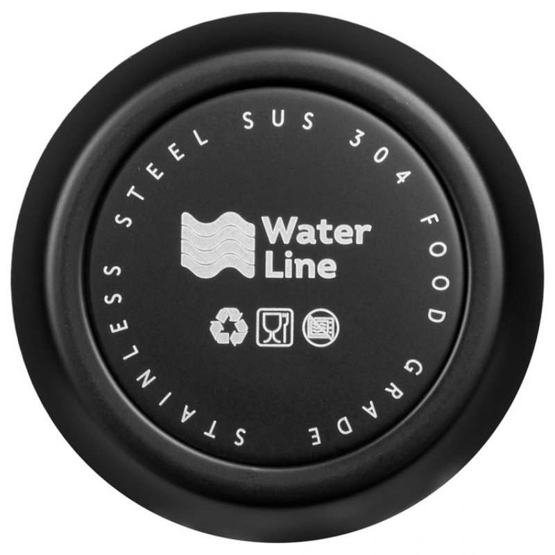 Герметичная вакуумная термокружка «Pillar», 550 мл, серебристый, черный. Артикул о82306