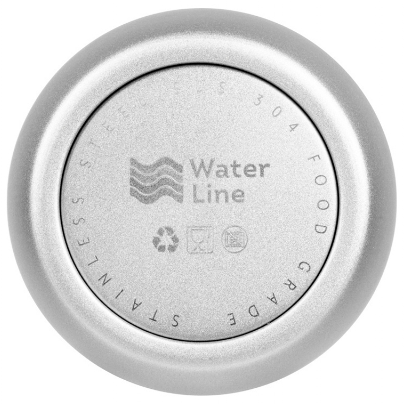 Герметичная вакуумная термокружка «Pillar», 550 мл, серебристый, черный. Артикул о82306