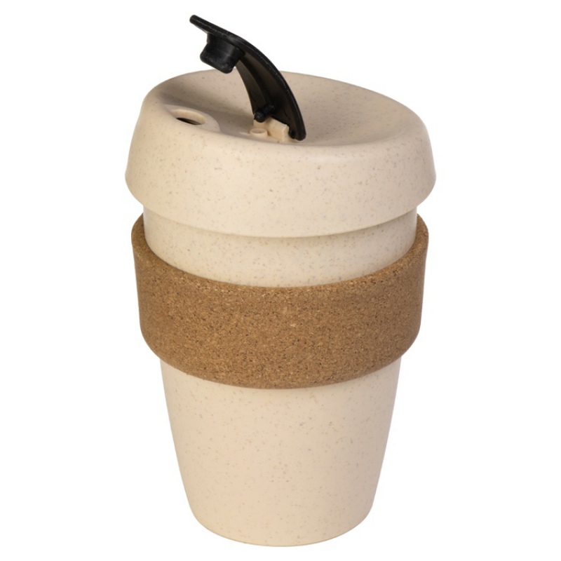 Стакан из пшеничного волокна с двойными стенками «Pino», 5 цветов. Артикул о82872