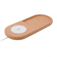 Беспроводное зарядное устройство «NEO Eco XL», 10 Вт, светло-коричневый. Артикул о595642