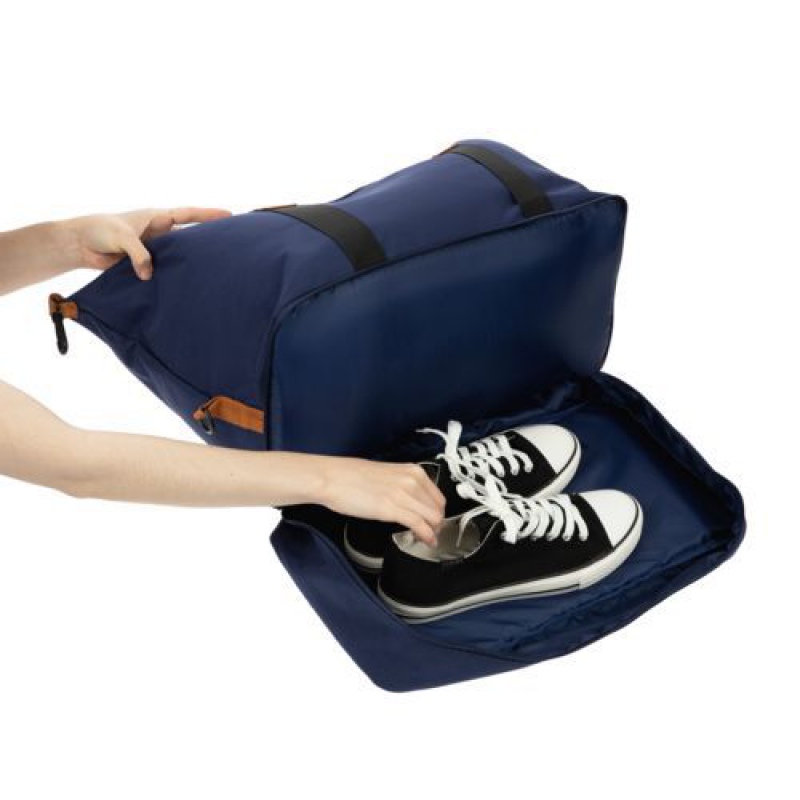 Сумка дорожная Incluso, черная, синяя. Артикул р16540