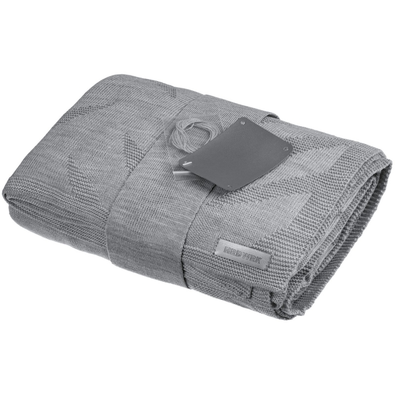 Плед Hard Work, серый меланж. Артикул р70127