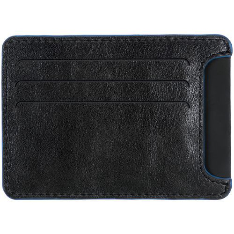 Чехол для карточек Arrival, черный с синим, черный с красным. Артикул р16153.3