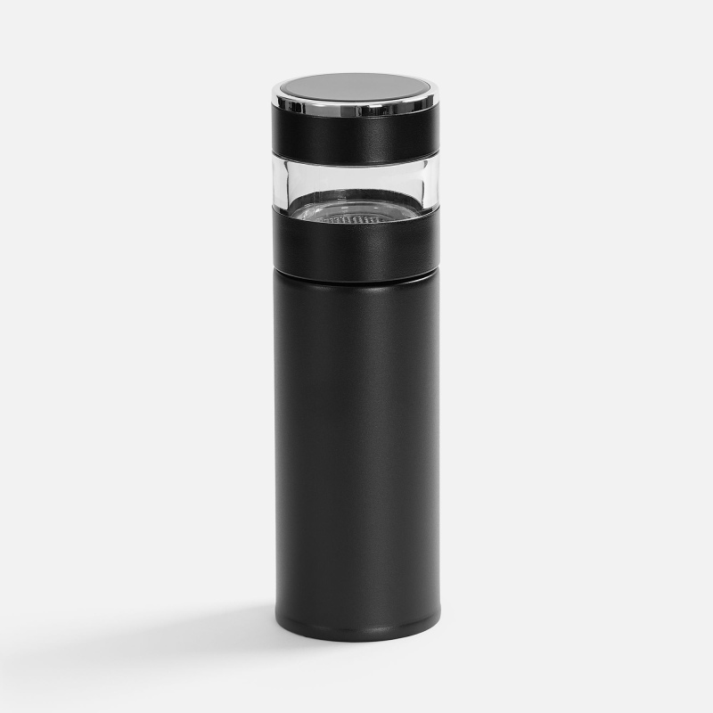 Смарт-бутылка с инфьюзером Thermory ver.2, черная, белая. Артикул р18731