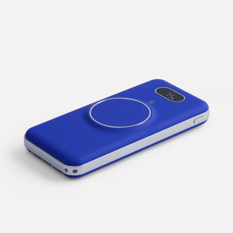 Внешний аккумулятор Omni Pro 10000 мАч, серый, белый, синий, черный. Артикул р25007