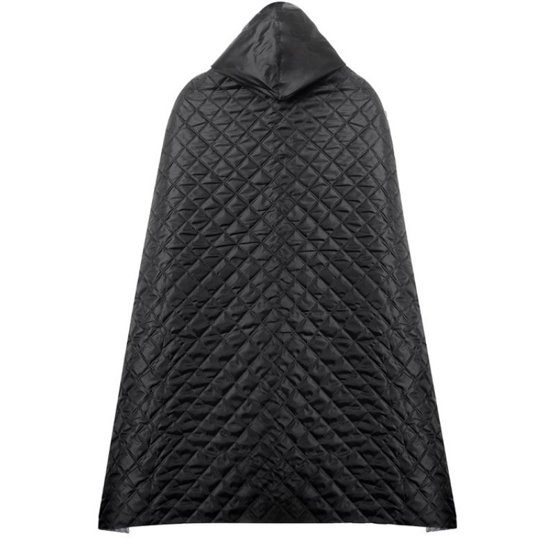 Плед-пончо 2-в-1 «Cappy» с капюшоном и мешком, темно-синий, серый, черный. Артикул о14251