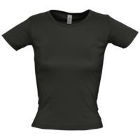 Футболка женская с круглым вырезом LADY 220, черная, красная, белая. Артикул р1372